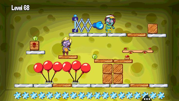 攻击僵尸 - 益智游戏游戏截图