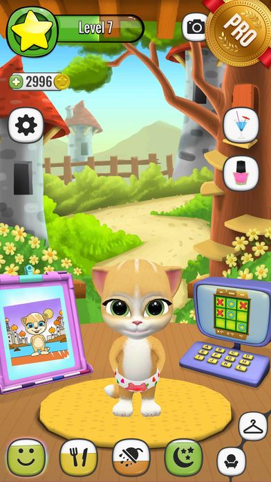 会说话的艾玛猫 PRO - 宠物游戏游戏截图