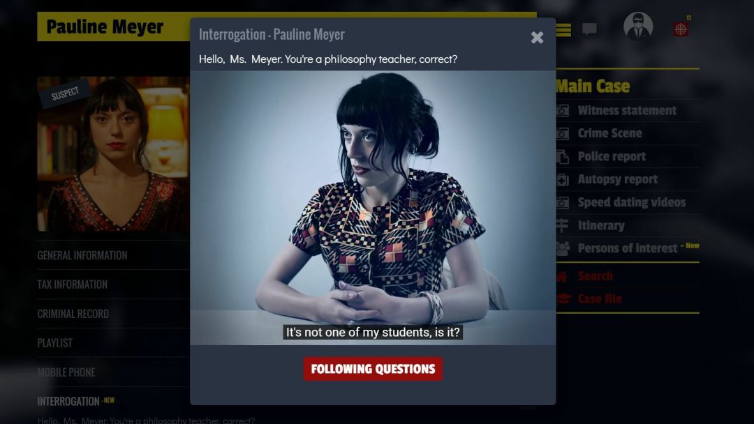 French Crime Detective Game游戏截图