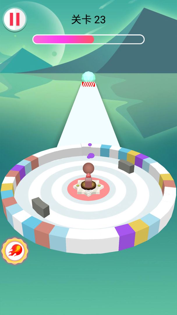 球球撞墙游戏截图