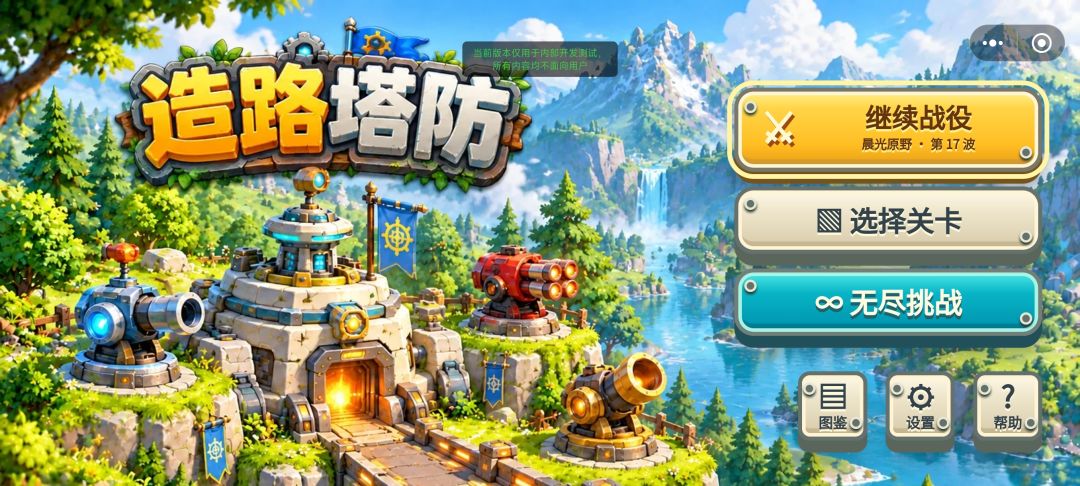 造路塔防游戏截图