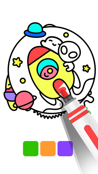 Coloring Book ASMR Drawing游戏截图