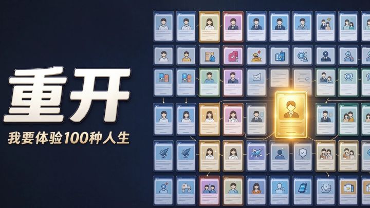 重开：我要体验100种人生 封面