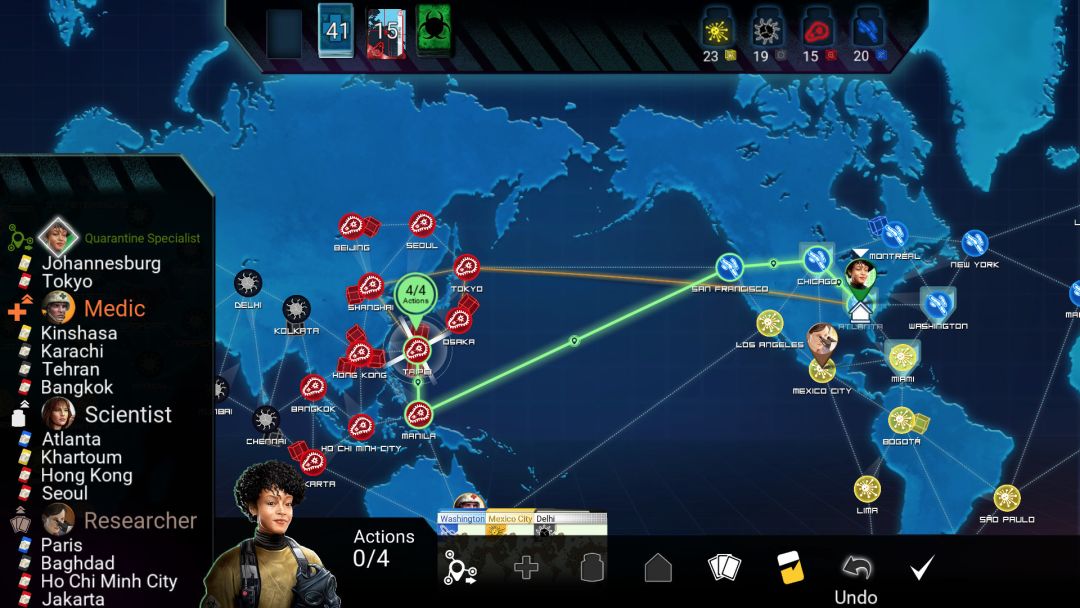 Pandemic: The Board Game游戏截图