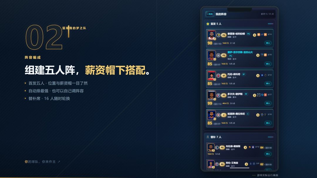篮球:我的梦之队游戏截图