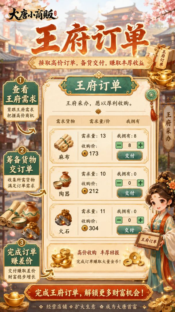 大唐小商贩游戏截图