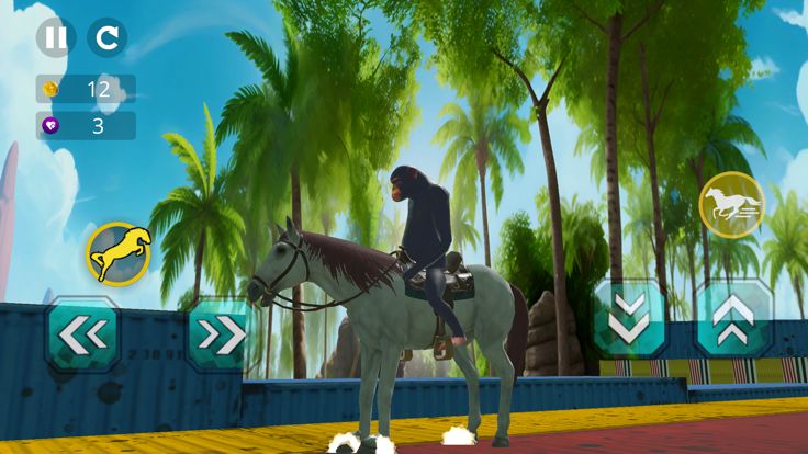 Stars Horse Stunts Horse Games游戏截图