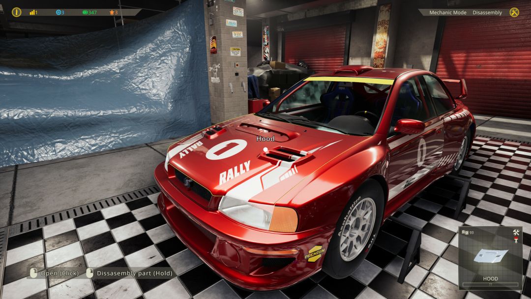 Rally Mechanic Simulator: Prologue游戏截图