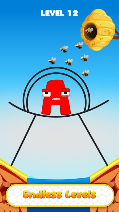 Draw To Save Alphabet Kids Fun游戏截图