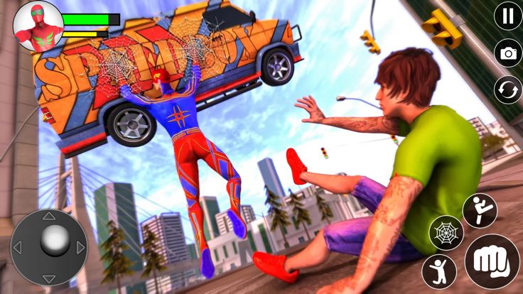 Super Rope Hero - Spider Games游戏截图