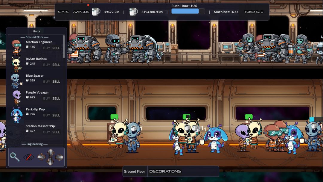 Starbrew Station游戏截图