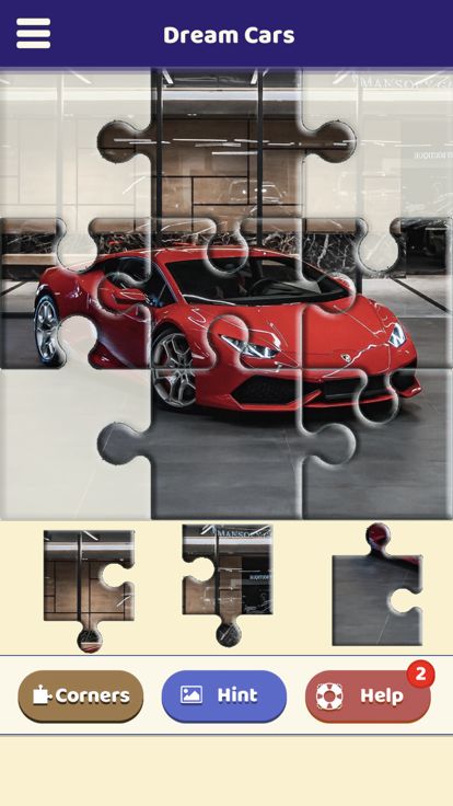 Dream Cars Jigsaw Puzzle游戏截图