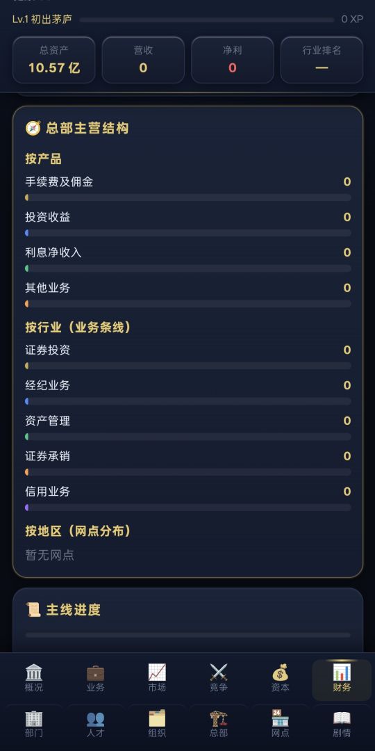 模拟经营证券公司游戏截图