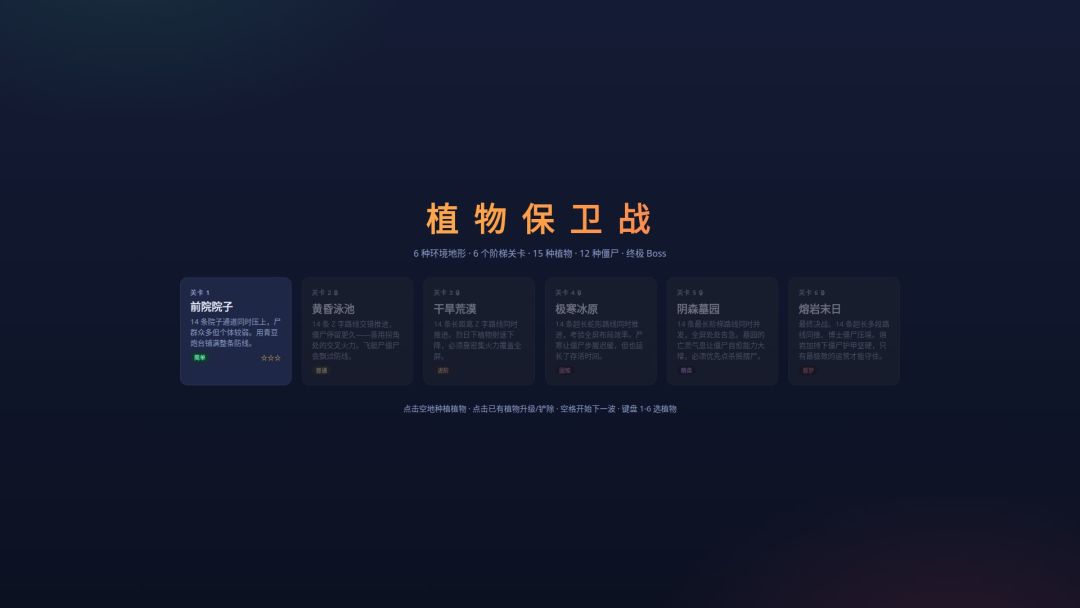 庭院塔防游戏截图