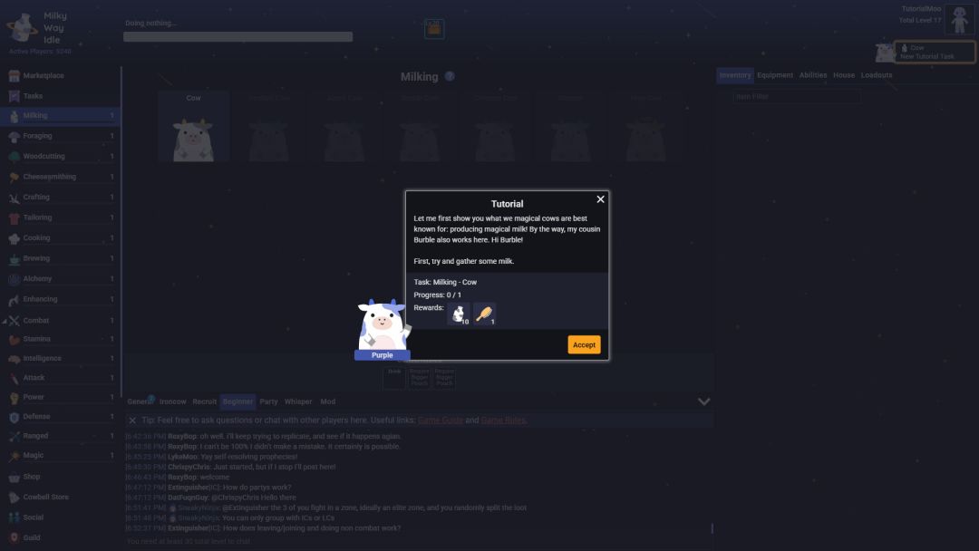 Milky Way Idle - 银河奶牛放置游戏截图