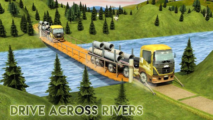 大卡车停车疯狂2017年：真正的越野驾驶 Truck Parking Adventures Game游戏截图