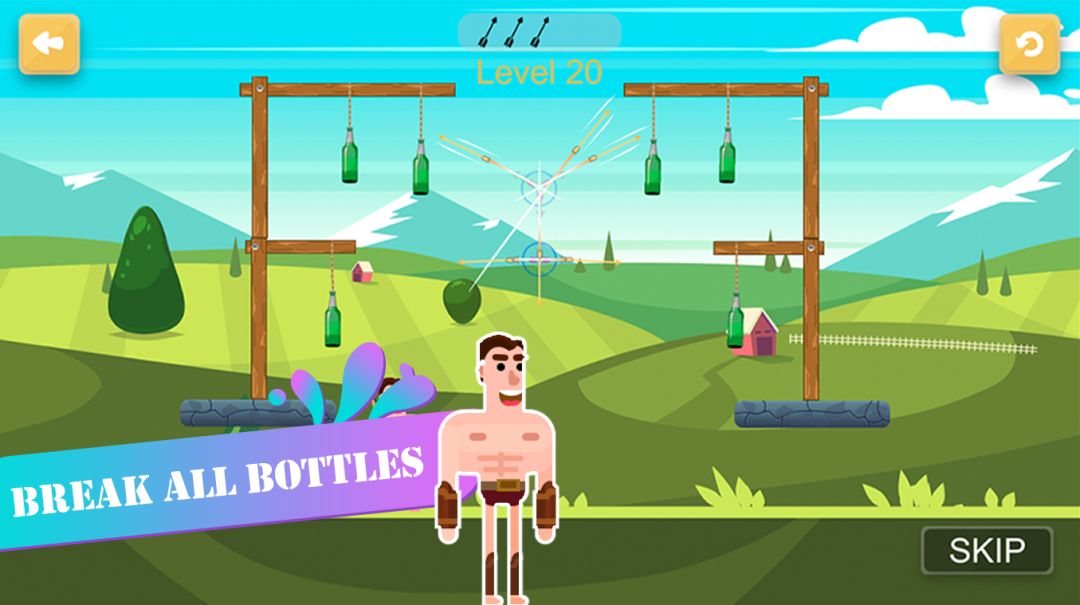 弓箭手与瓶游戏截图