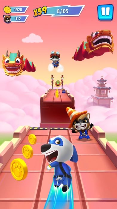 汤姆猫英雄跑酷游戏截图