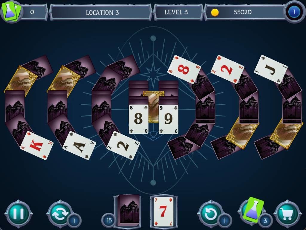 Mystery Solitaire. Powerful Alchemist 2游戏截图