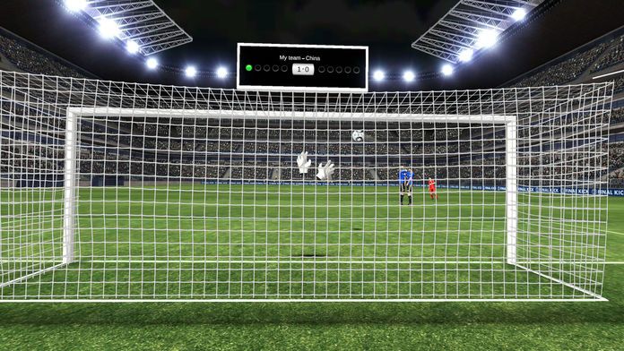 Final Kick VR - Virtual Reality free soccer game for Google Cardboard游戏截图