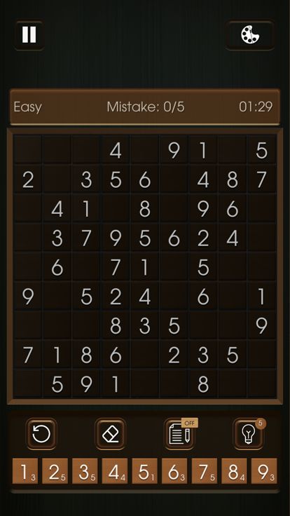 Wood Sudoku游戏截图