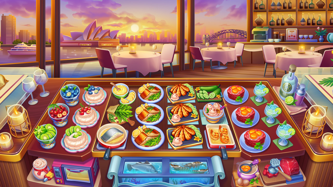 主线餐厅【悉尼港】登场