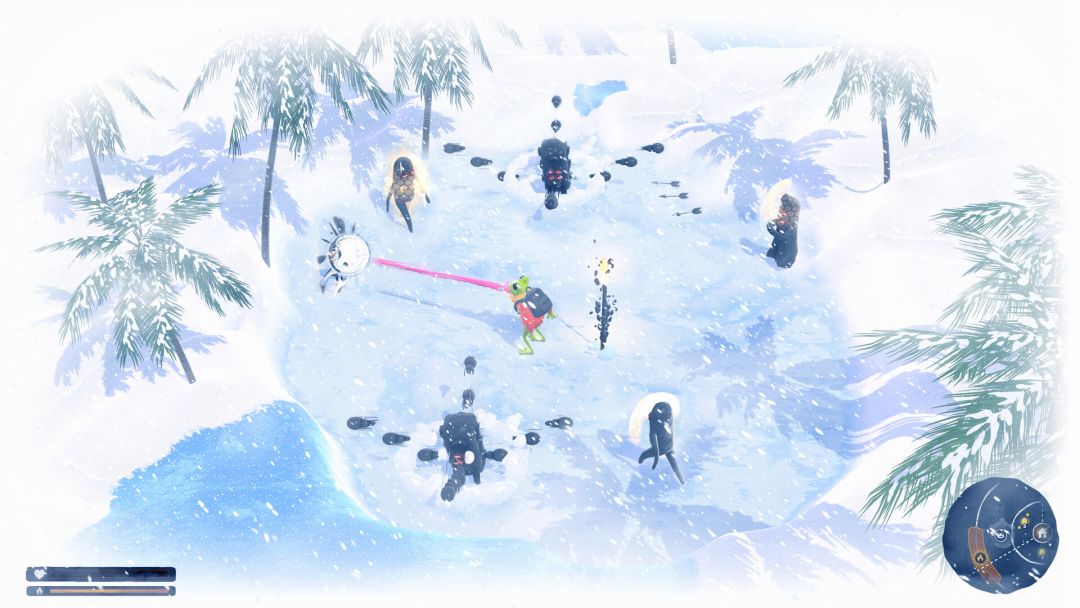 蛙穿雪境游戏截图