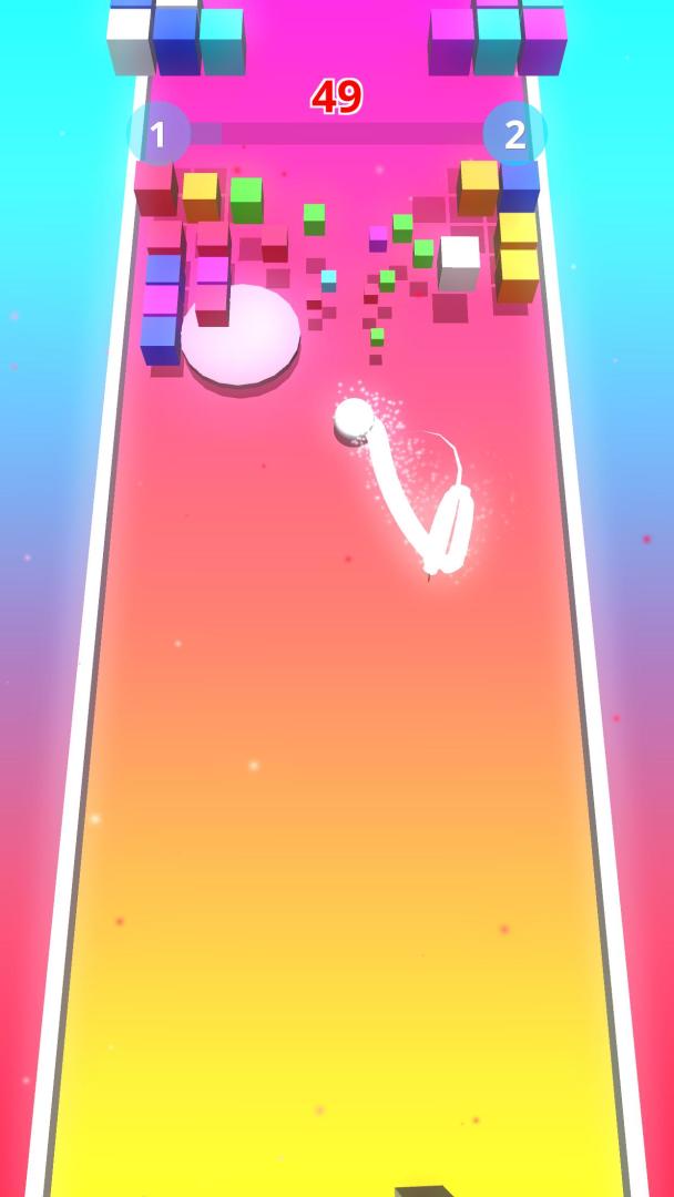 球洞大作战：黑洞吞噬炫彩公路游戏截图