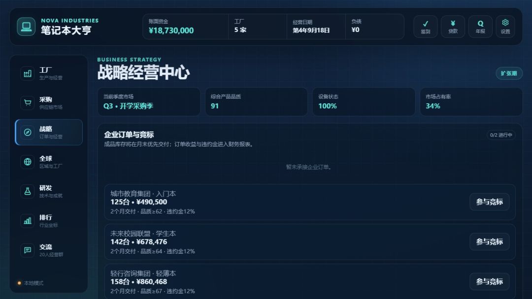 笔记本大亨游戏截图