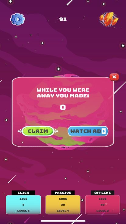 Astro Clicker游戏截图