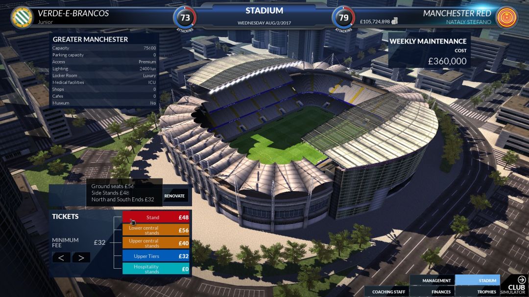 Football Club Simulator - FCS #21游戏截图