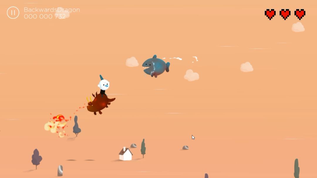 喷火跳跳龙游戏截图