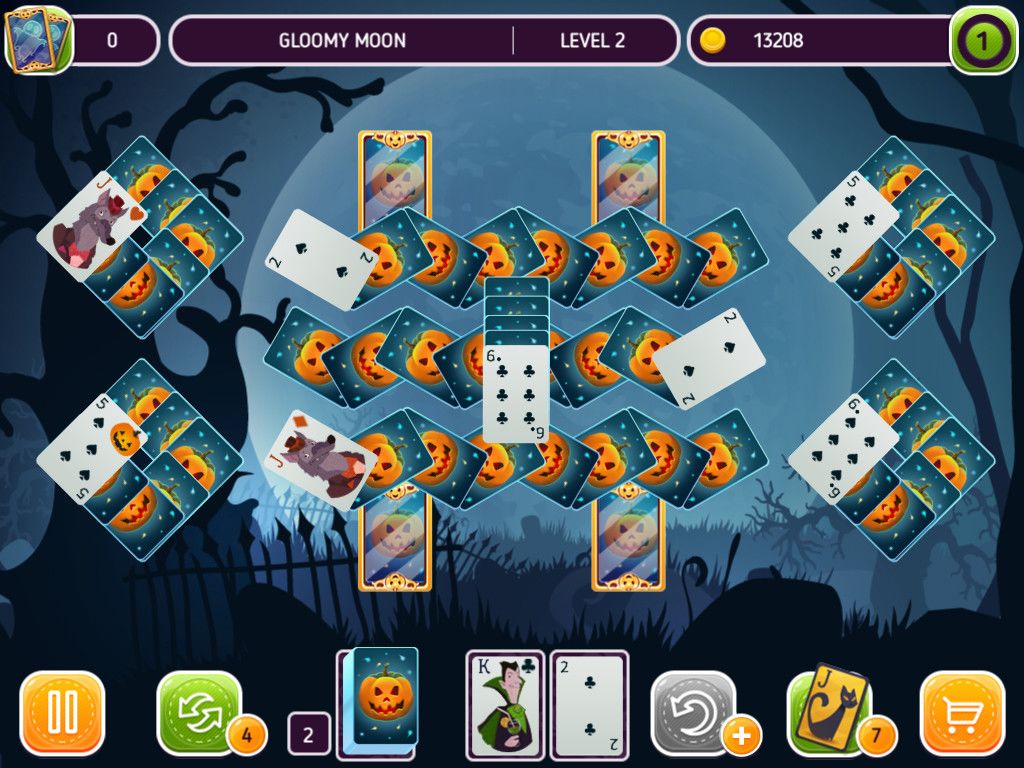 Solitaire Halloween Story游戏截图