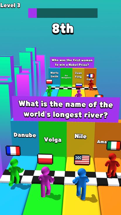 ABC Run - Trivia Racing Fun游戏截图