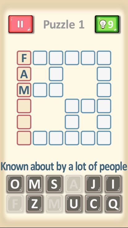 Crossword Puzzles...游戏截图