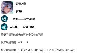 8月21日体验服停机更新：大乔、嫦娥等英雄调整