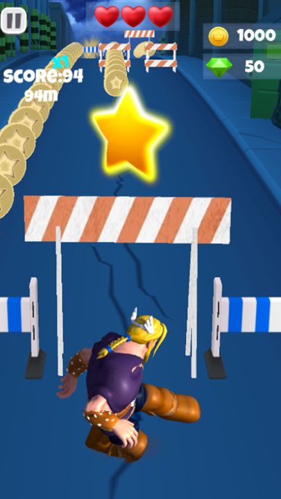 无尽的奔跑城市逃脱游戏游戏截图