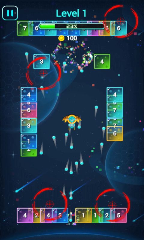 旋转弹射球游戏截图