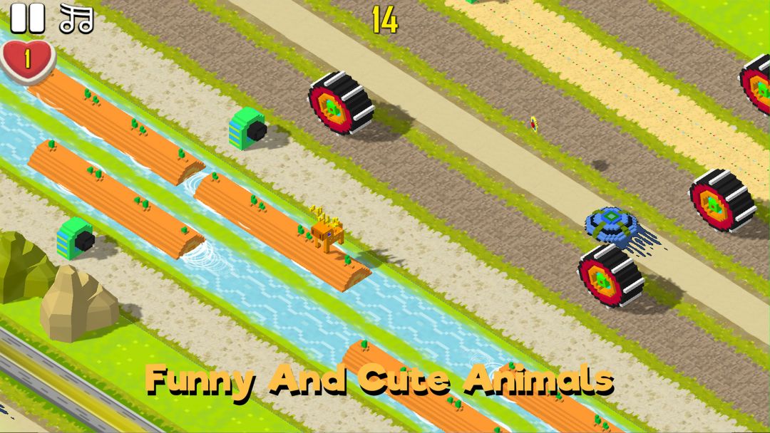 Unico’s Road Crossing游戏截图