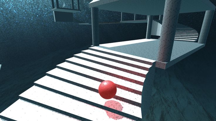 Rolling Ball - in the sky游戏截图