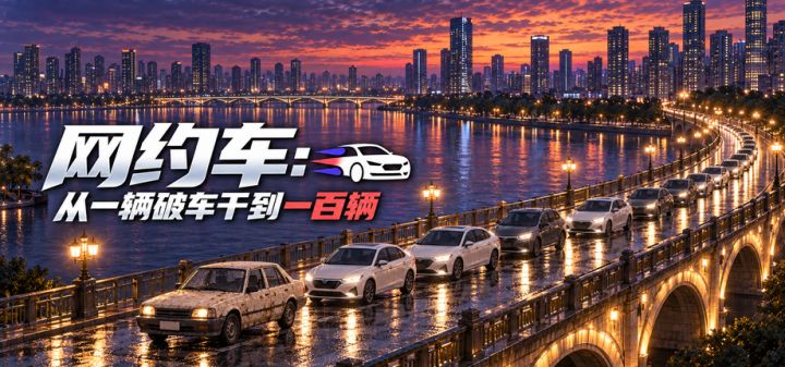 网约车:从一辆破车干到一百辆 封面