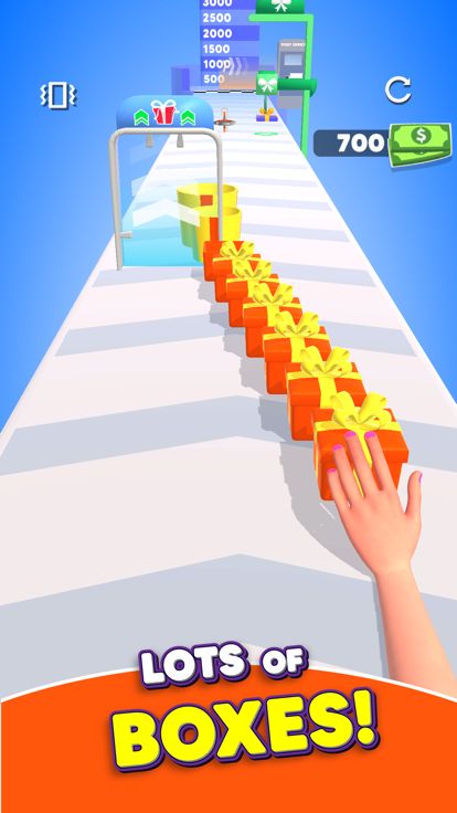 Gift Box Runner游戏截图