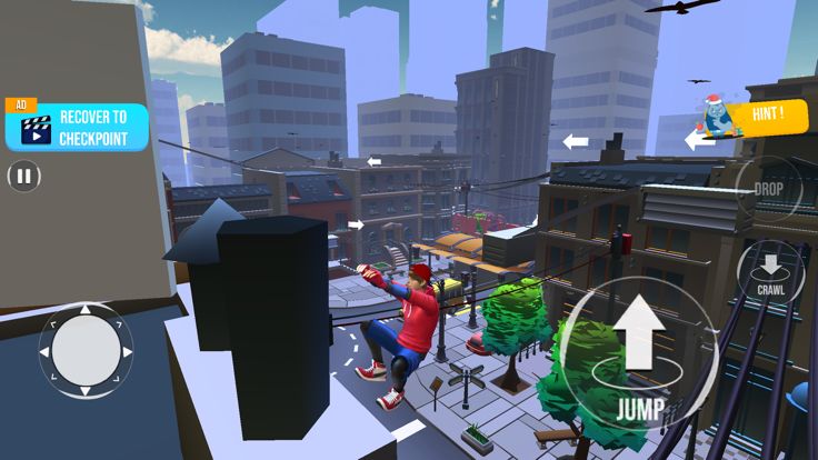 3D Only Up Parkor Game游戏截图