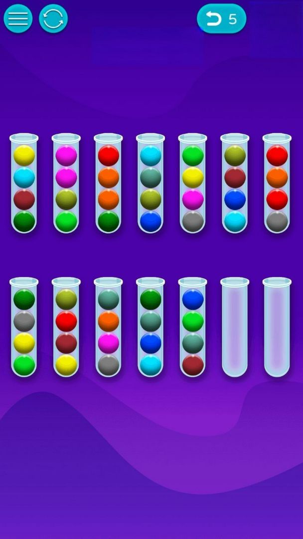 球球排序谜题游戏截图