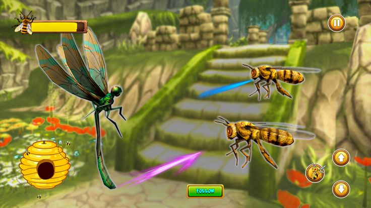 蜂蜜 蜜蜂 - 飞行 错误 游戏游戏截图