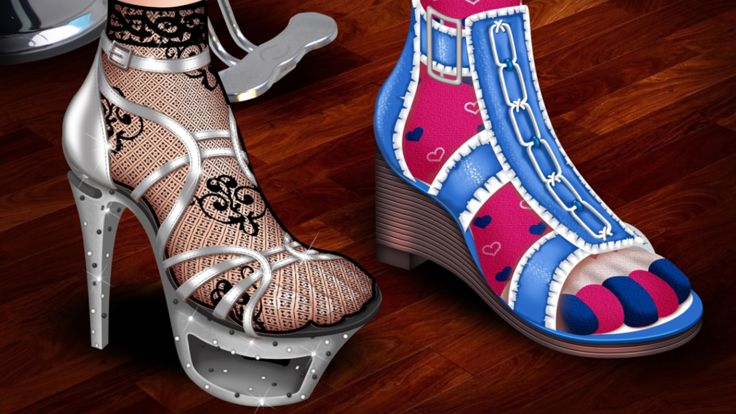 高跟鞋 鞋的女孩  游戏用的女鞋收藏的女孩  免费游戏截图