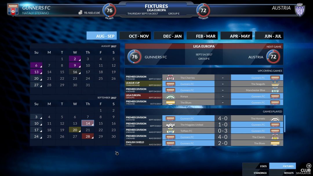 Football Club Simulator - FCS #21游戏截图