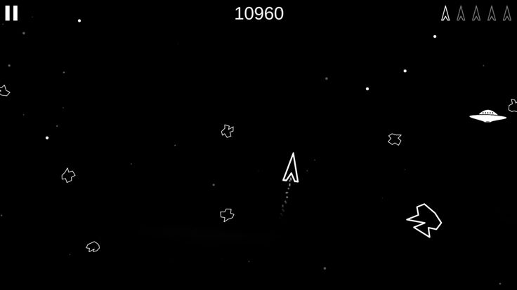 Asteroids -retro space shooter游戏截图