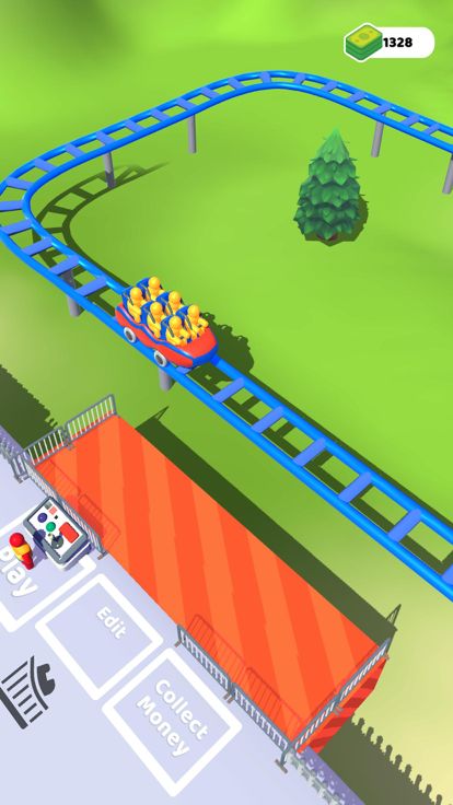 Idle coaster游戏截图