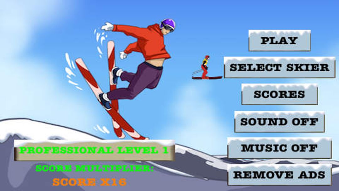 Crazy Ski-Flying游戏截图